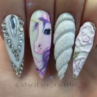 Bild: Nailart-Trend «Unicorn Nails»